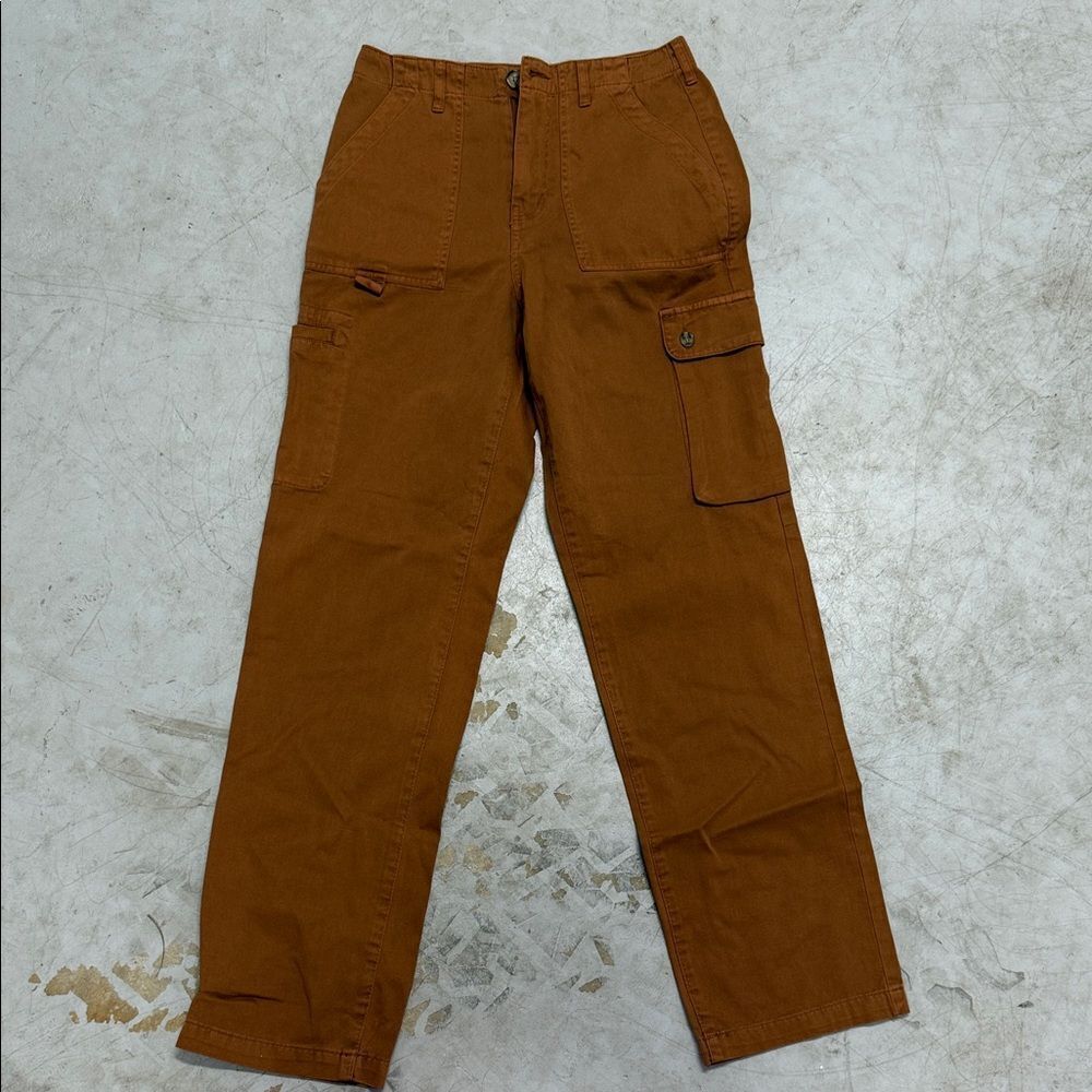 Pistola NWOT Women’s Tan Cargo Pants Straight Leg Pockets Size 25